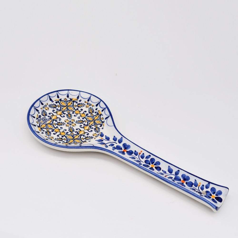 Tradicional I Ceramic table spoon - Yellow