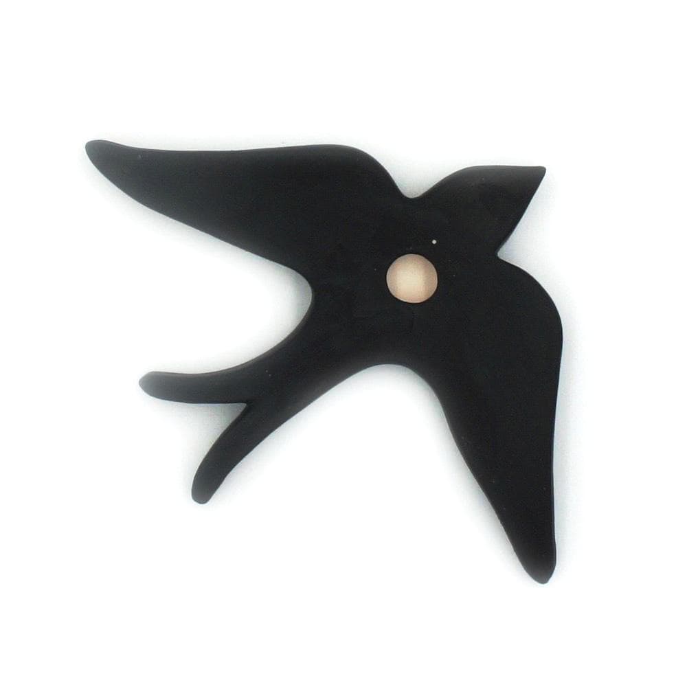 Set of 3 earthenware swallows