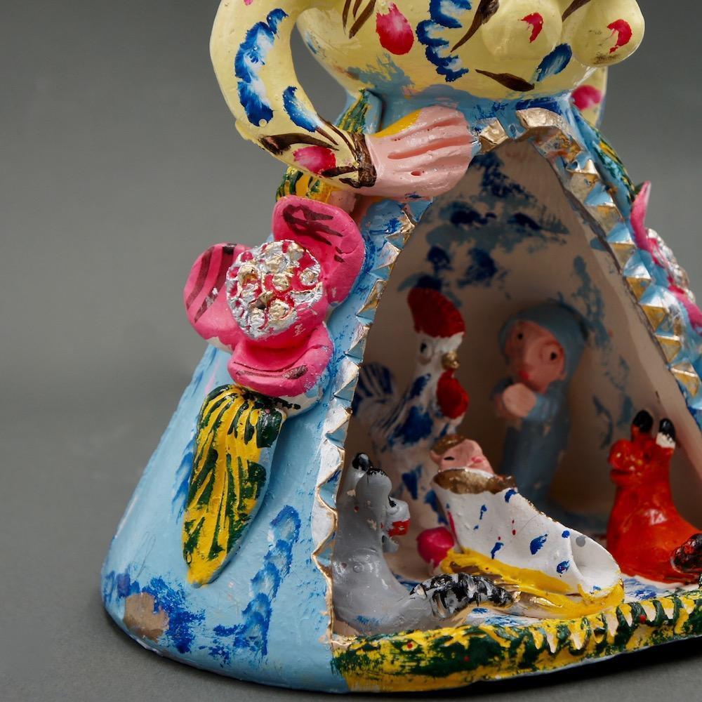 Boneca com Présépio I Statuette by Jùlia Côta - 40 cm