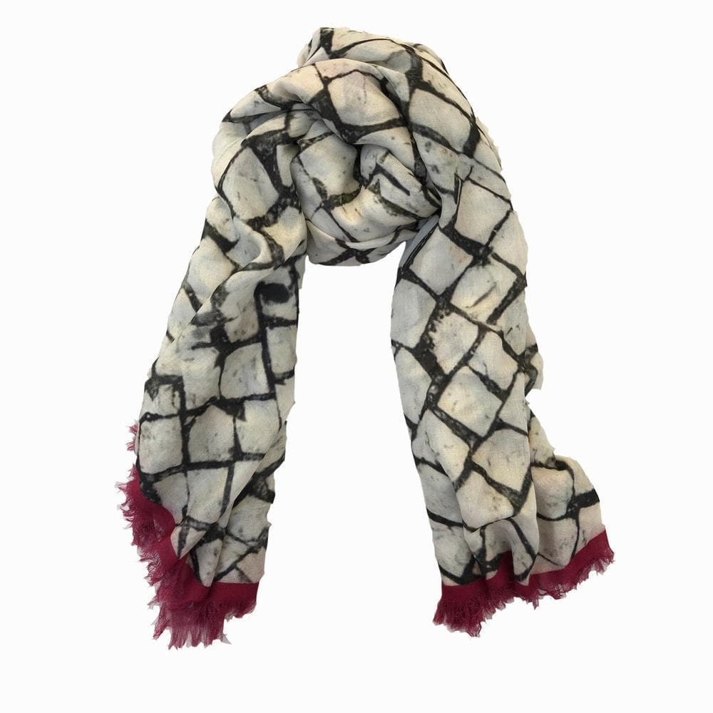 Calçada Portuguesa I Red Scarf