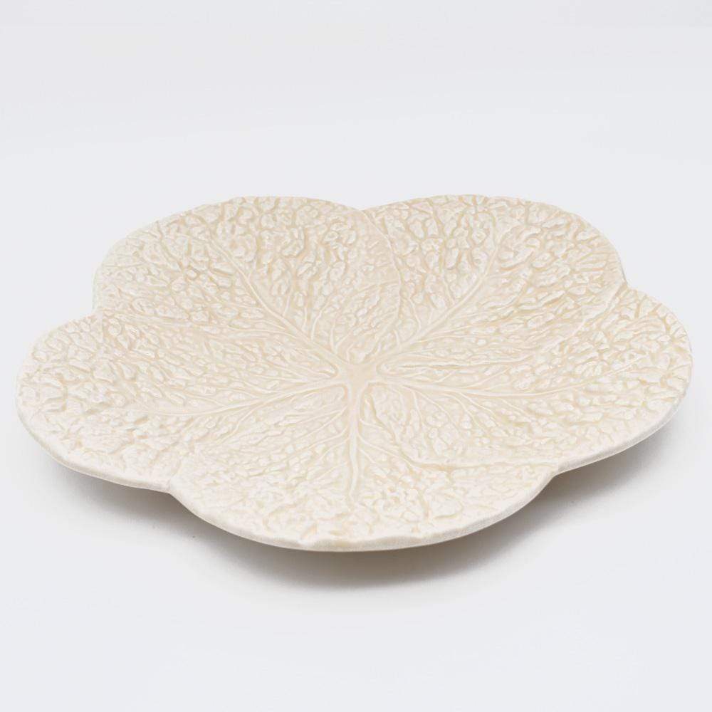 Cabbage-shaped Ceramic Plate - 12.2''