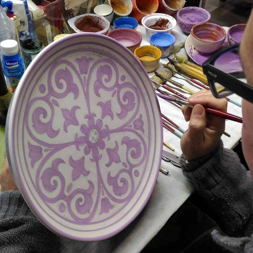 Guadiana I Large ceramic plate