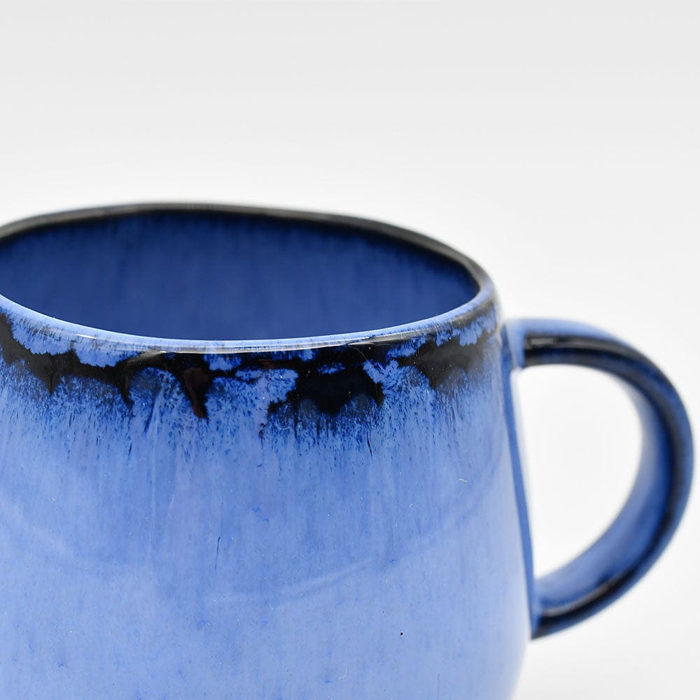 Grande assiette en grès de la collection portugaise Corals Mug en grès "Amazonia"