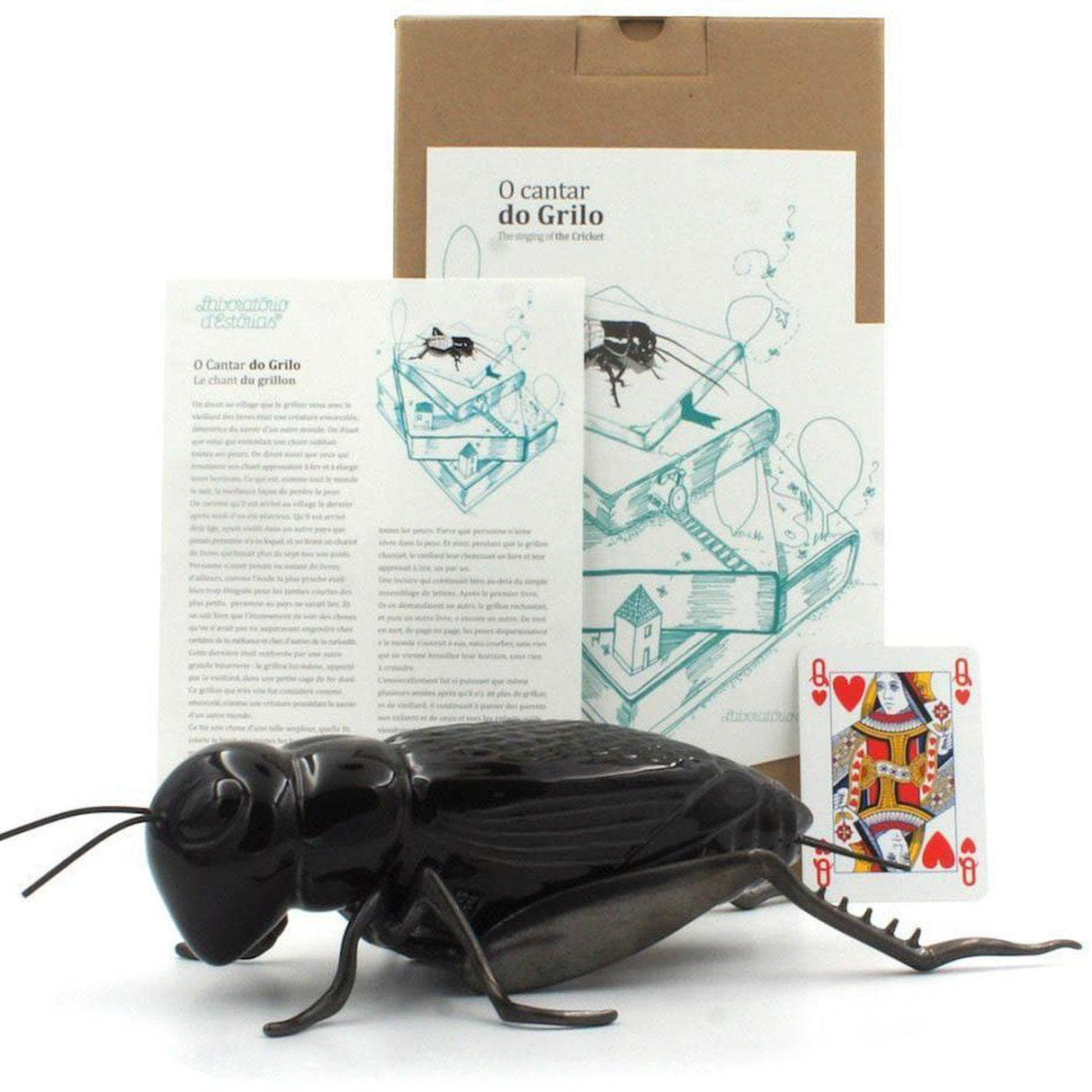 O cantar I Ceramic and brass cricket