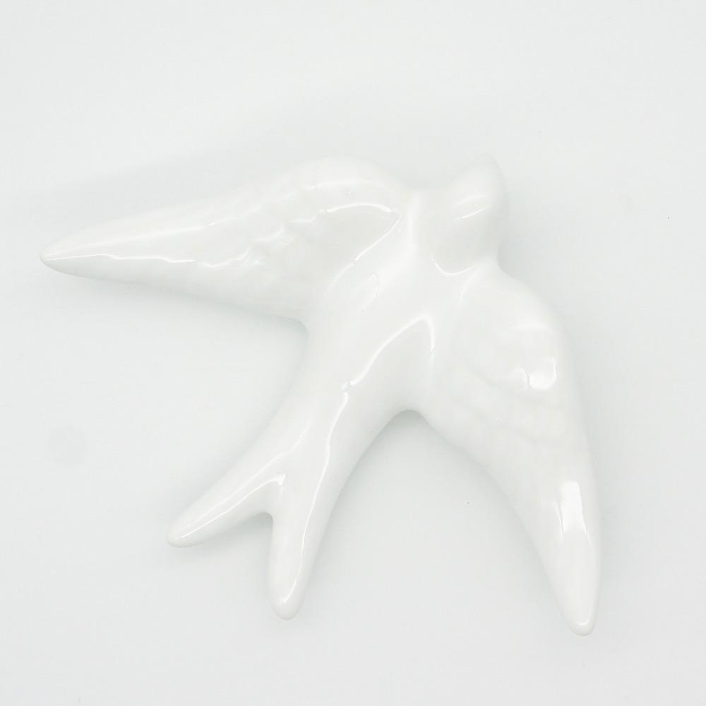 Traditional ceramic swallow - White