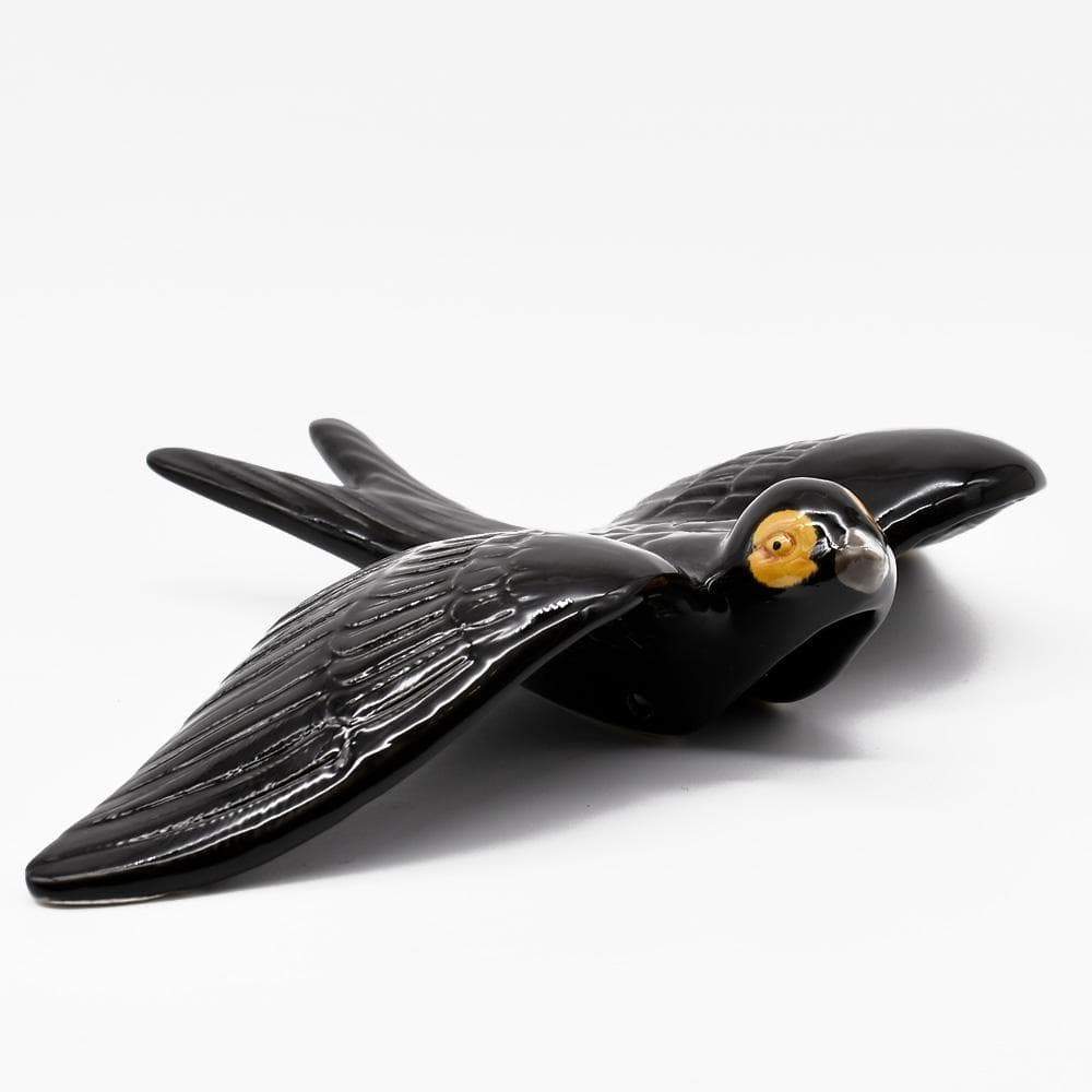 Giant ceramic Swallow of Caldas da Rainha - Black