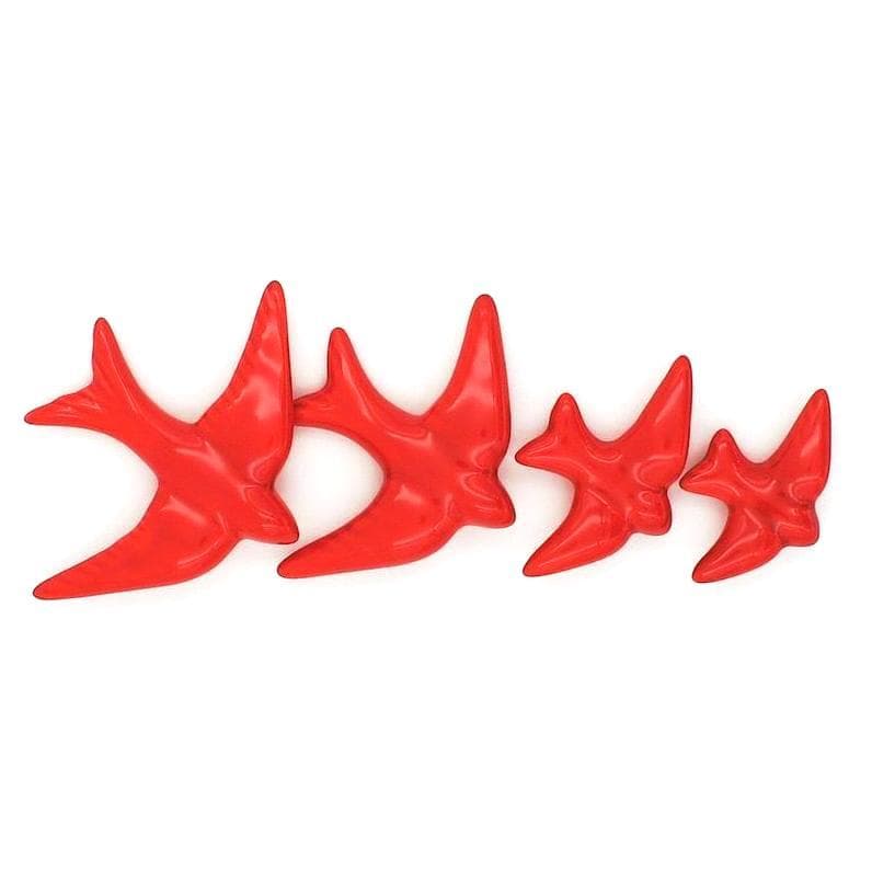 Traditional ceramic swallow - Red