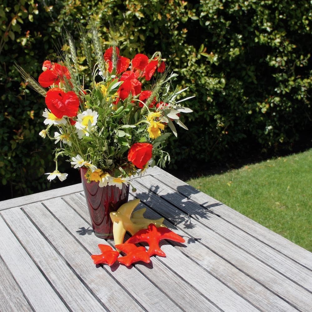 Traditional ceramic swallow - Red
