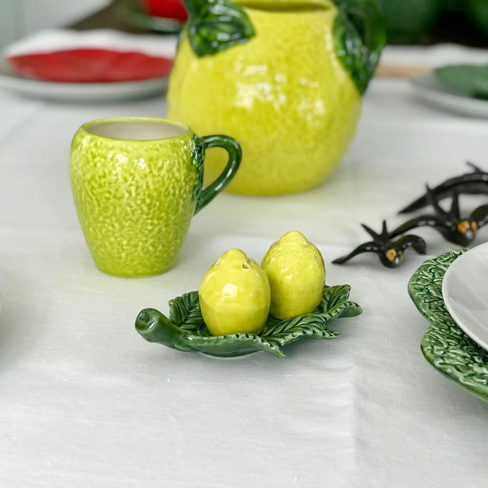 Mug en céramique en forme de citron