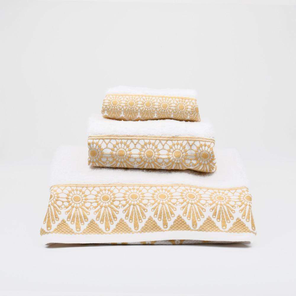 Bath set - White and gold