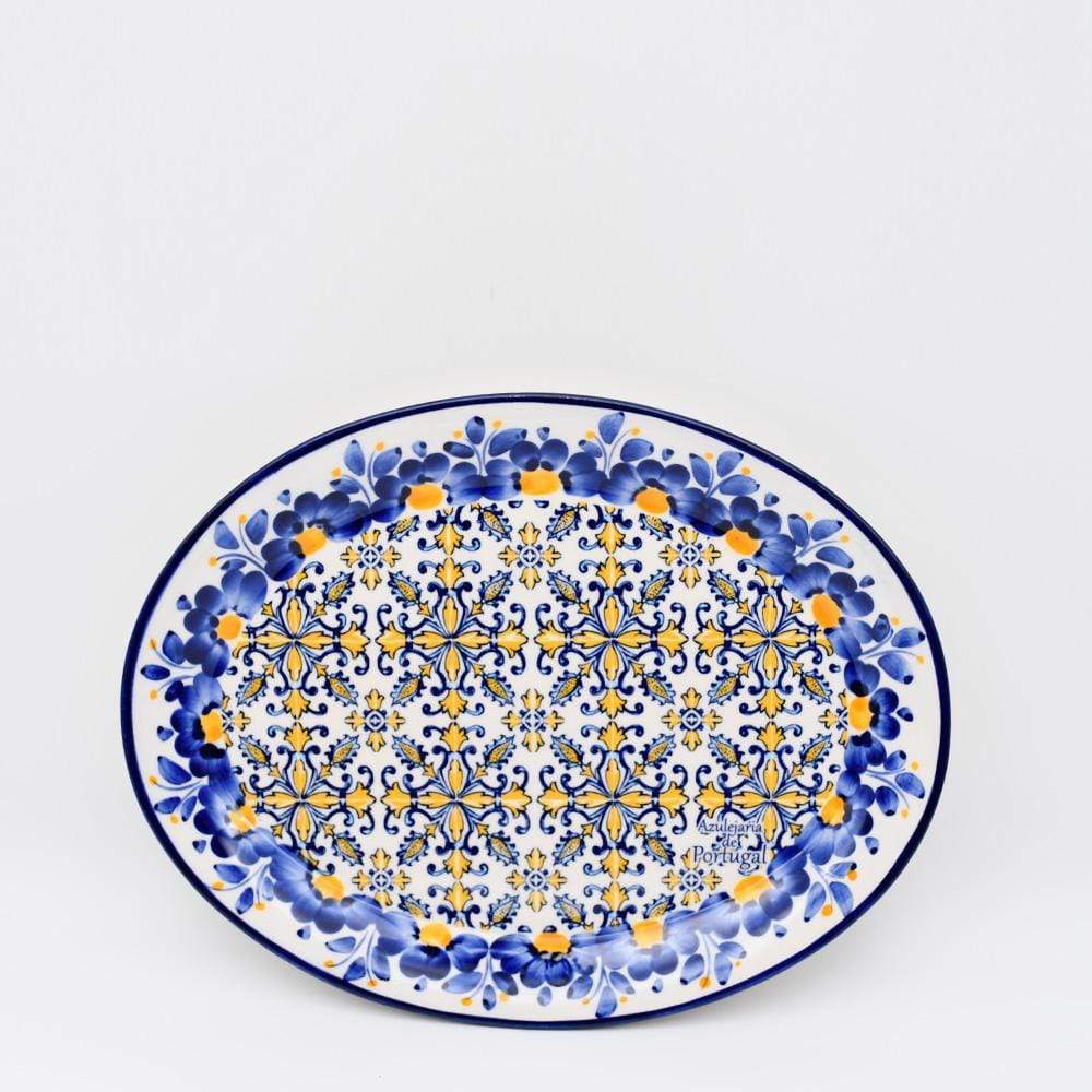 Tradicional I Ceramic dish - Yellow - 28cm