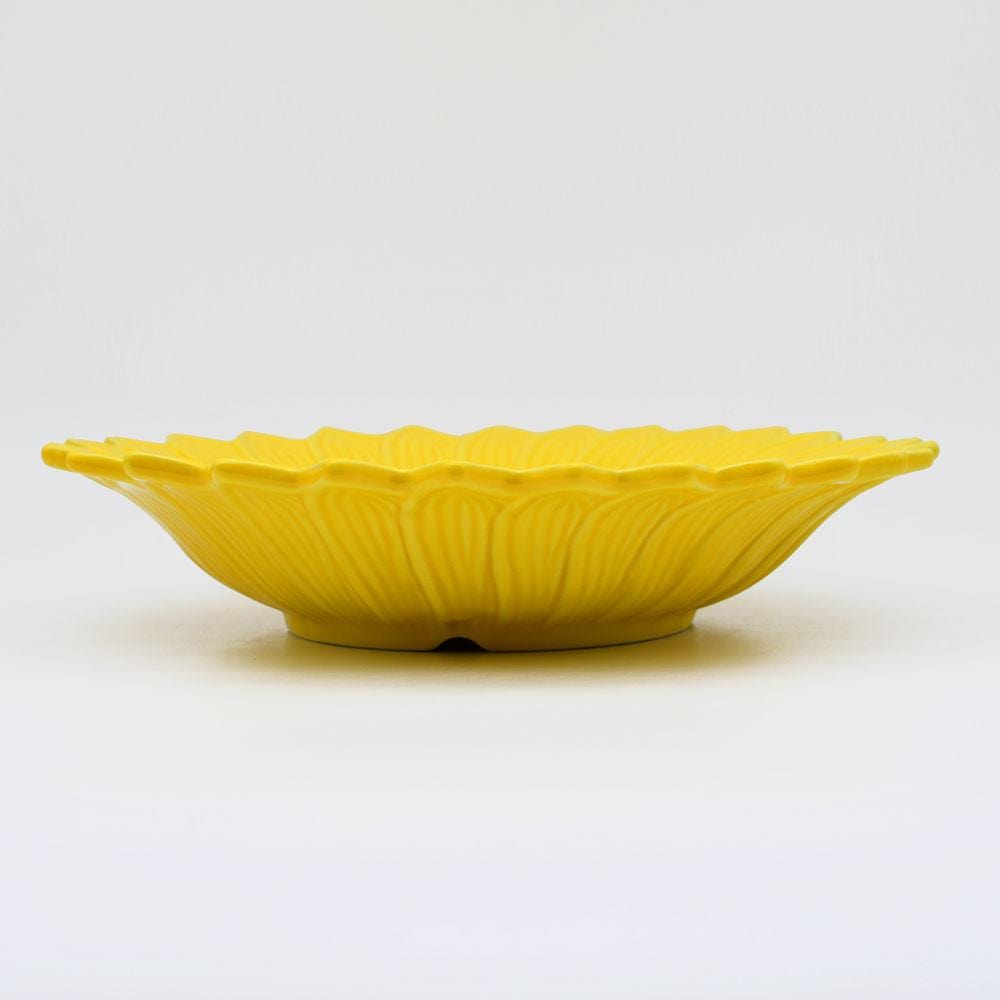 Sunflower-shaped Ceramic Serving Dish