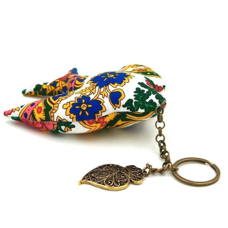 Andorinha I White key ring