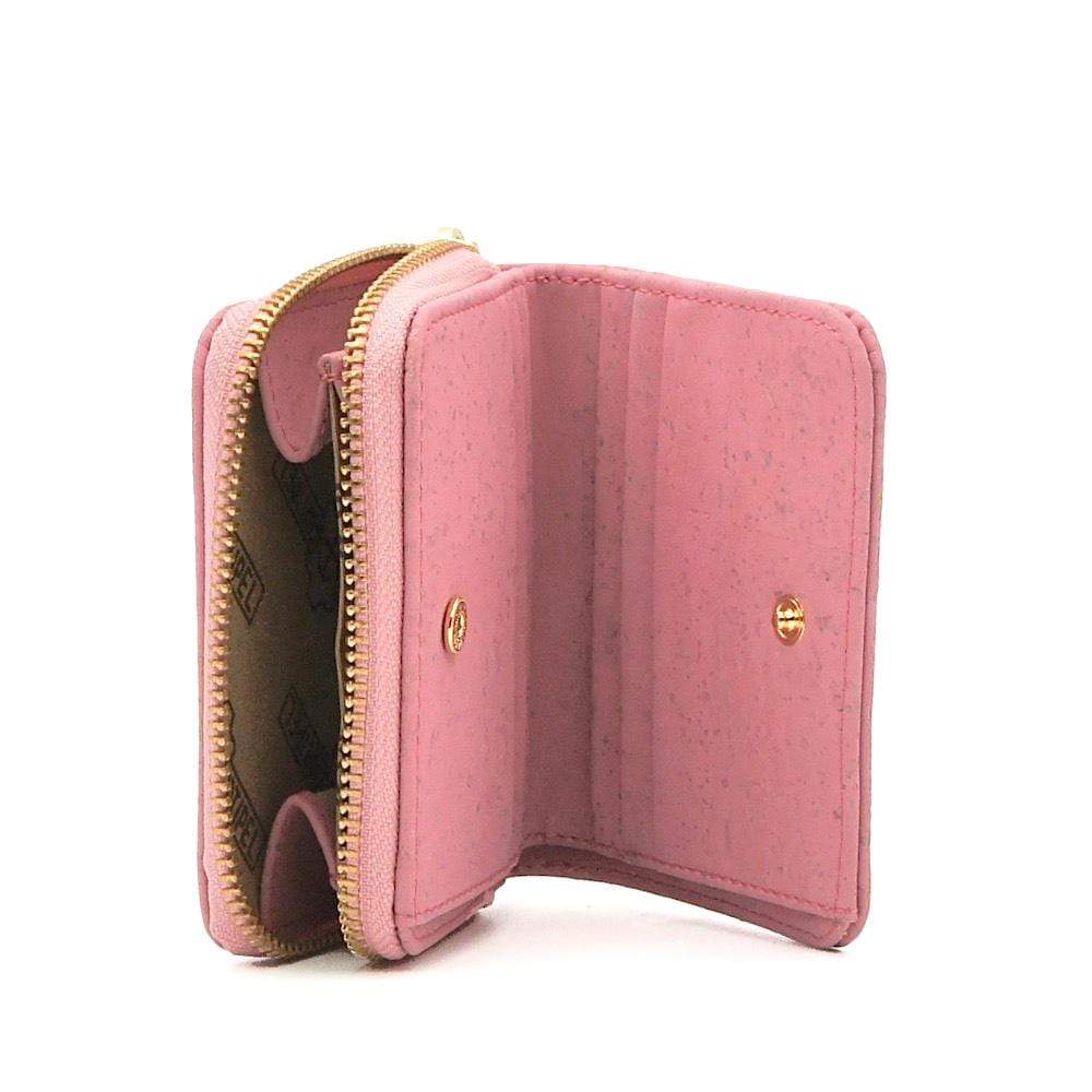 Cork wallet I Pink