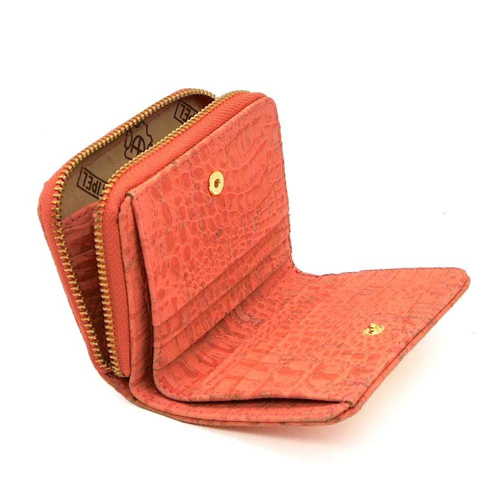 Cork wallet I Coral