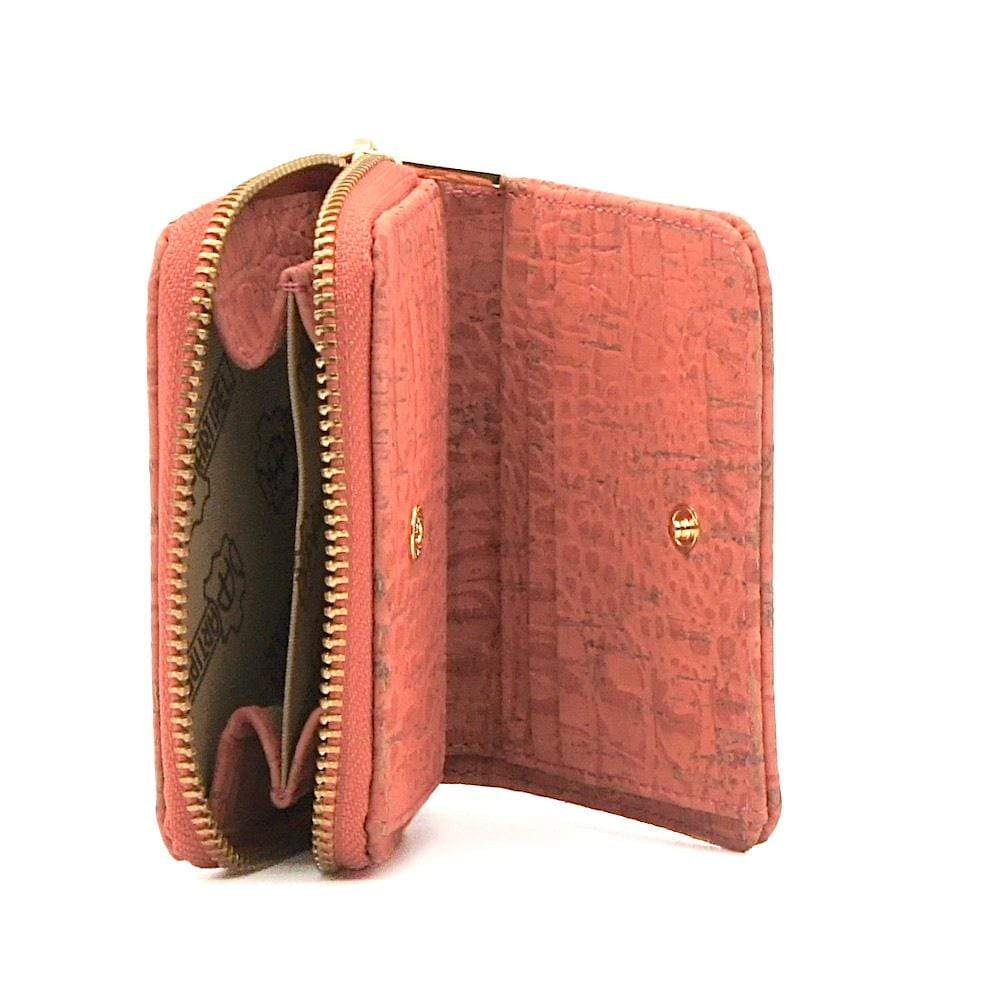 Cork wallet I Coral