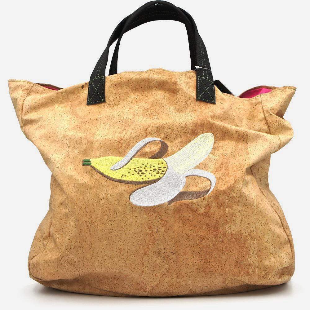 Banana I Cork shopping bag