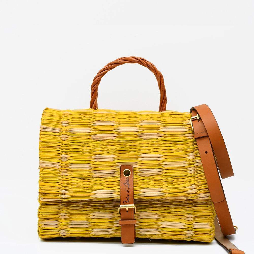 Reed Satchel Bag 9.8" - Yellow