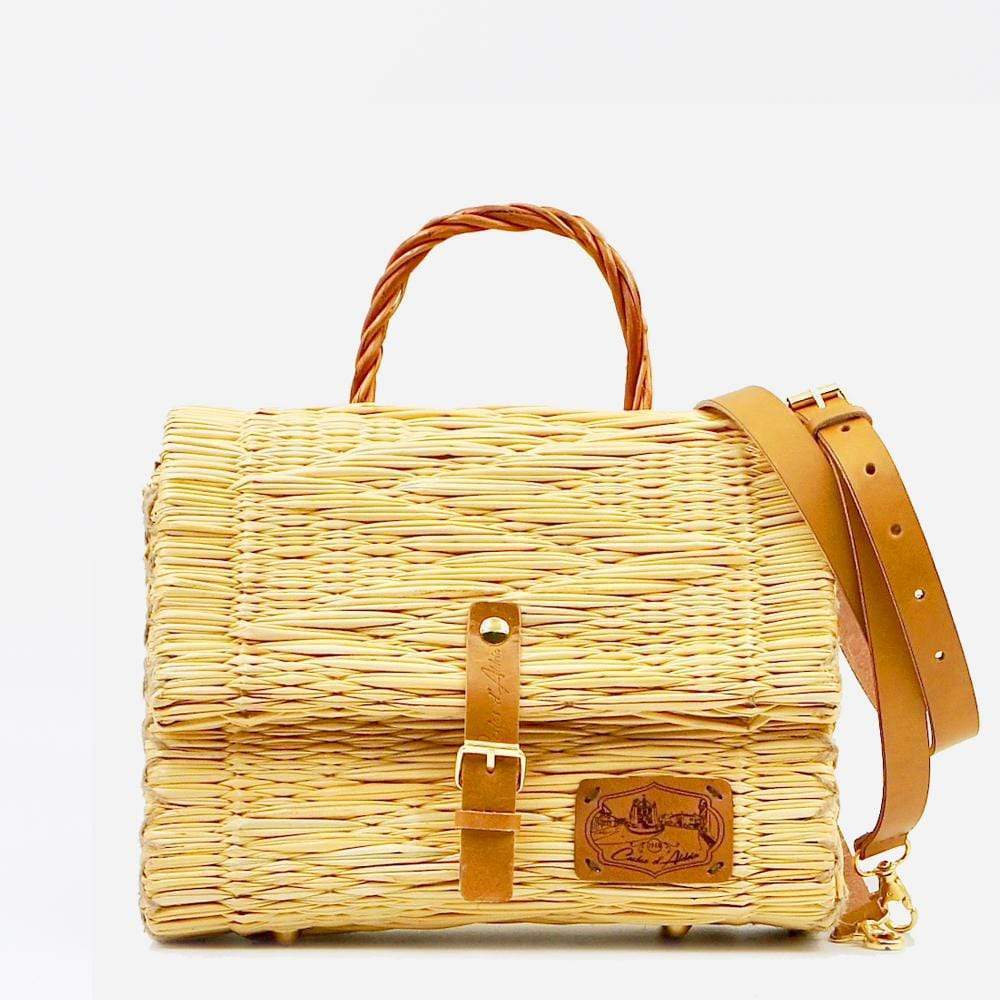 Reed Satchel Bag 9.8'' - Natural