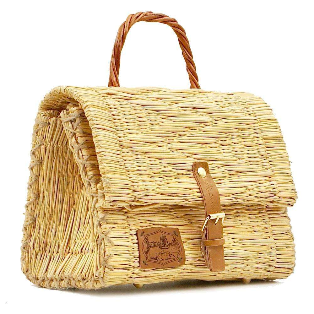Reed Satchel Bag 9.8'' - Natural