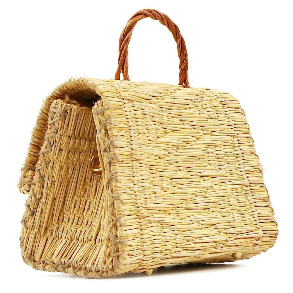 Reed Satchel Bag 9.8'' - Natural