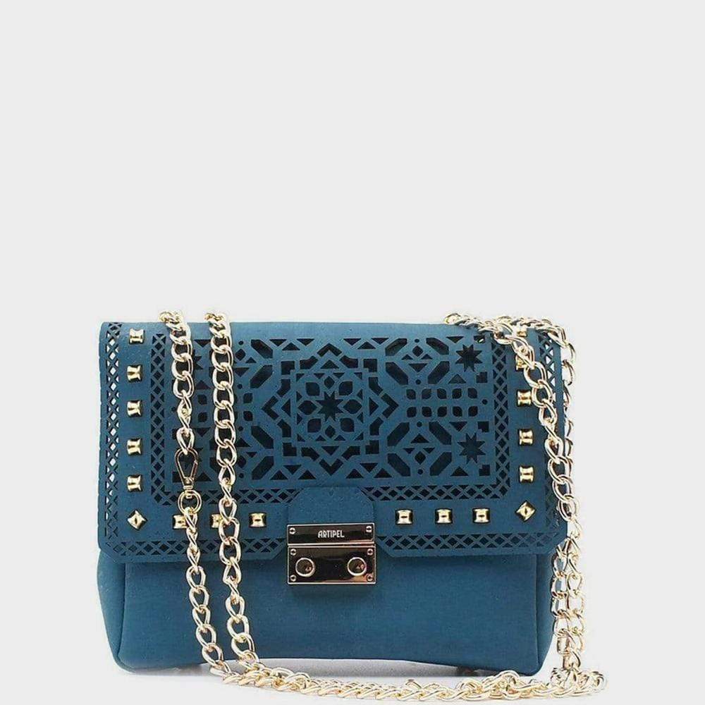 Cork Hobo bag - Blue
