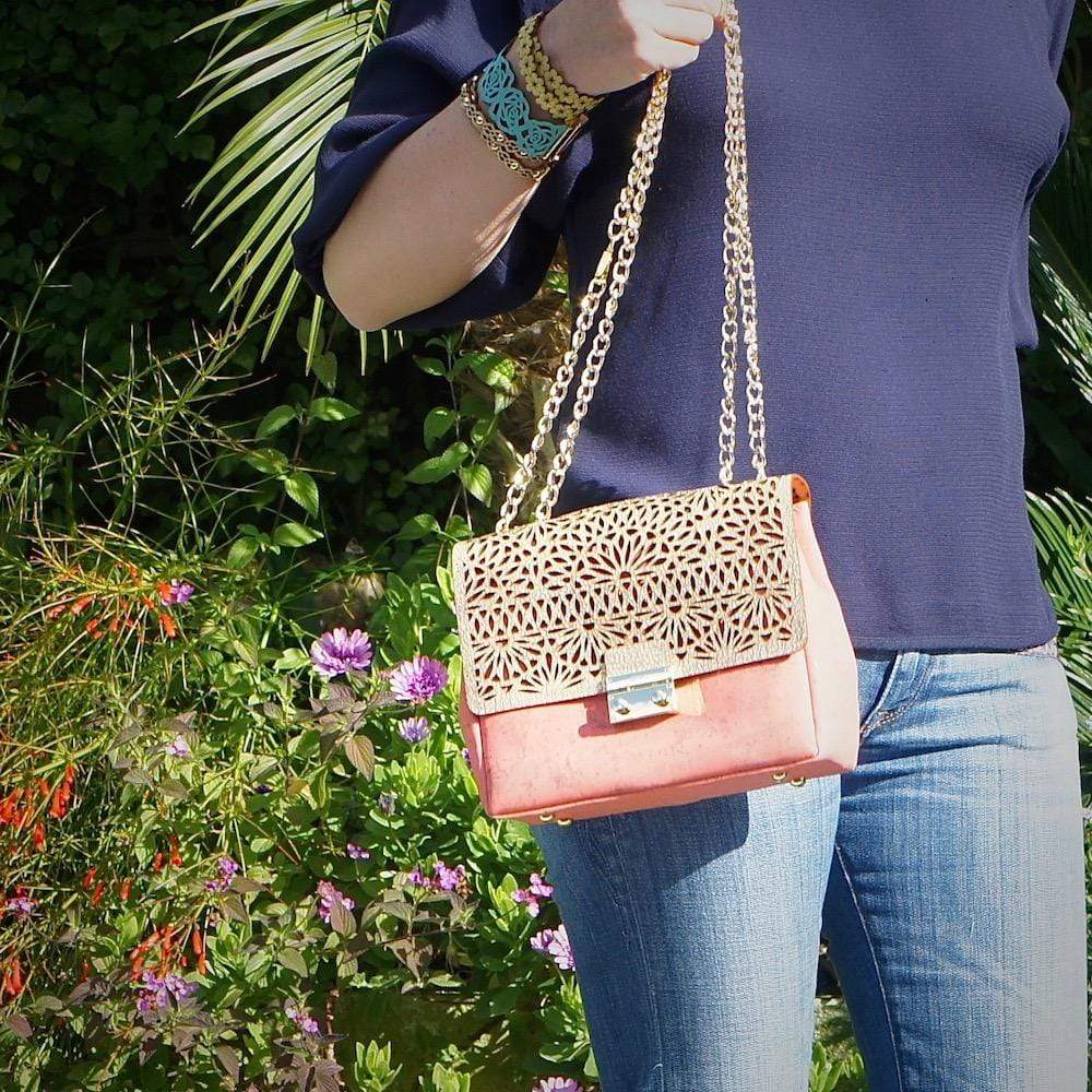 Cork Hobo bag - Pink