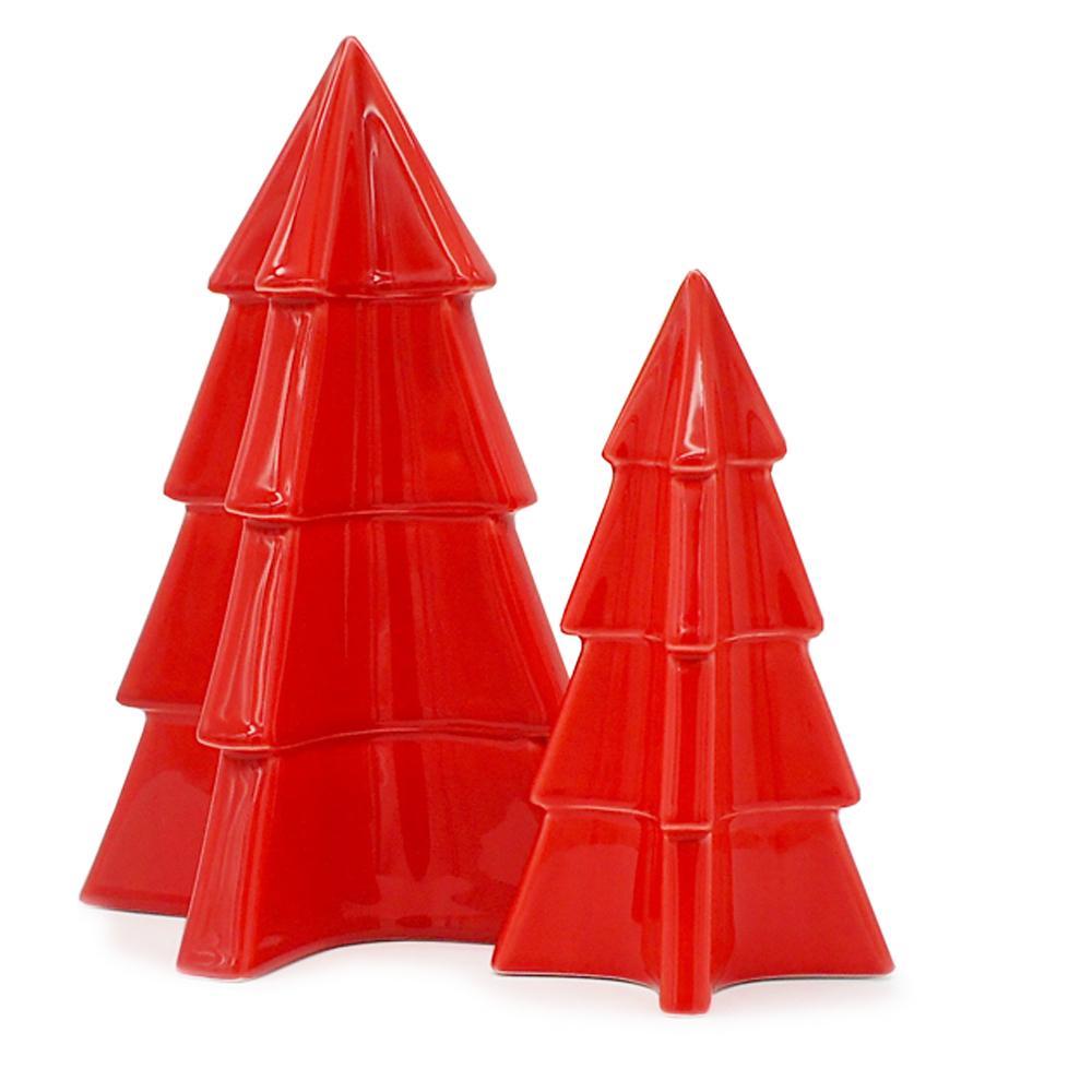Ceramic Fir Tree - Red