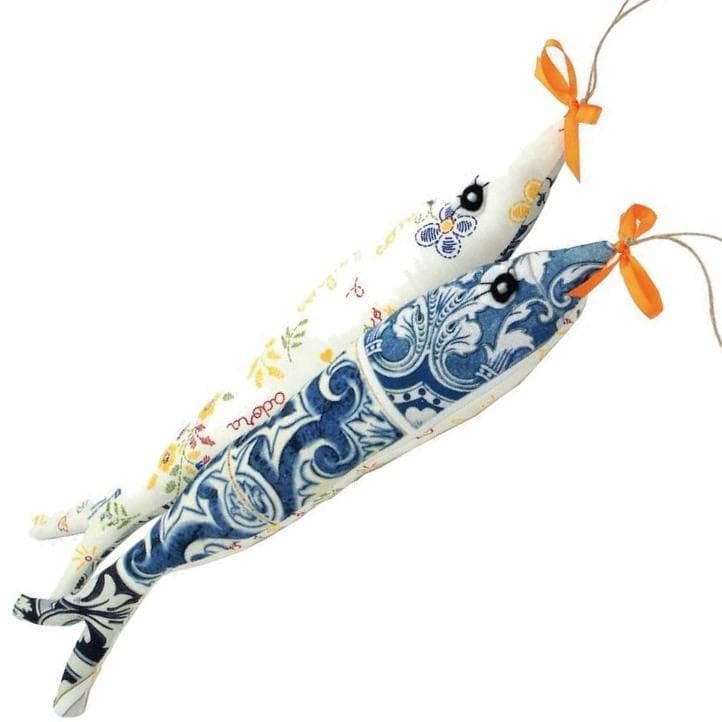 Sardine in fabric garnished with lavender I 30 cm