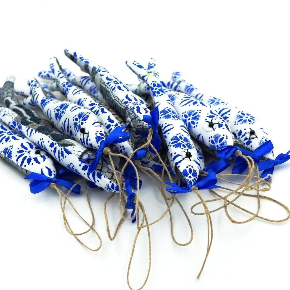 Sardine in fabric garnished with lavender I 16cm