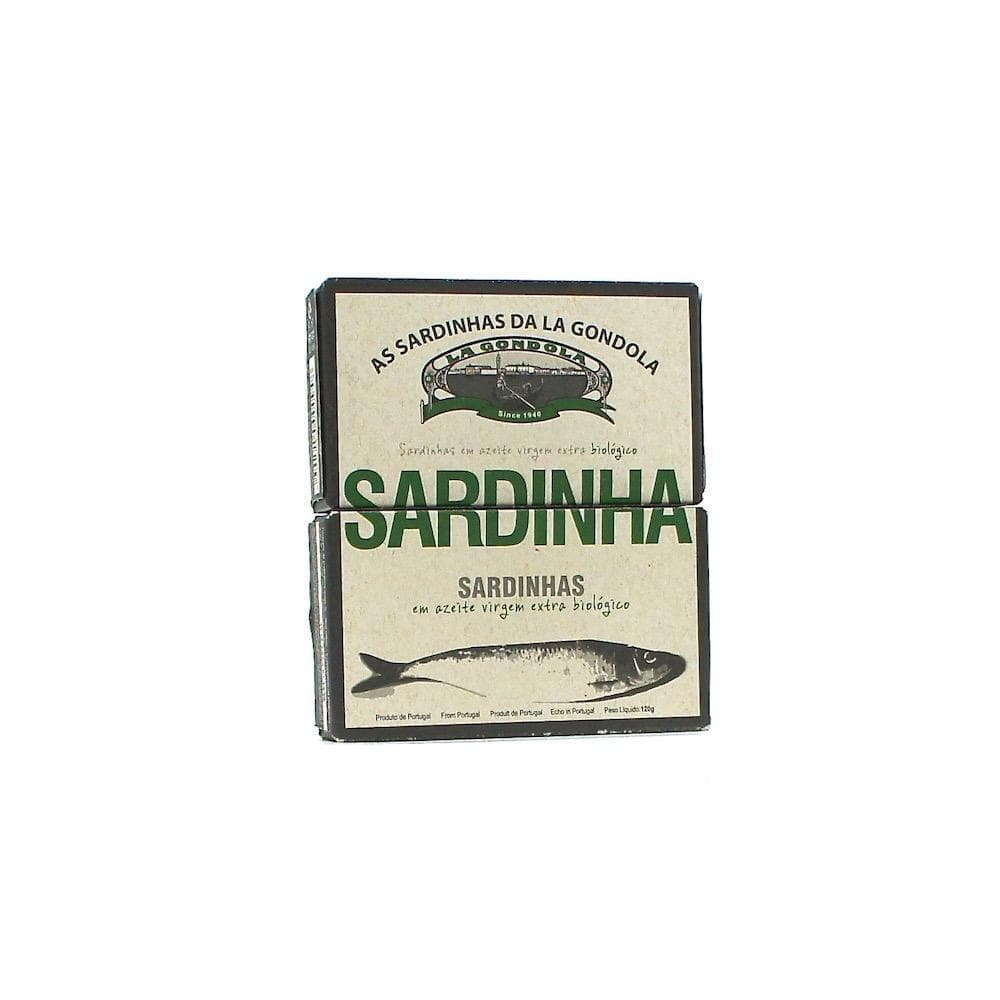 Sardines in organic olive oil