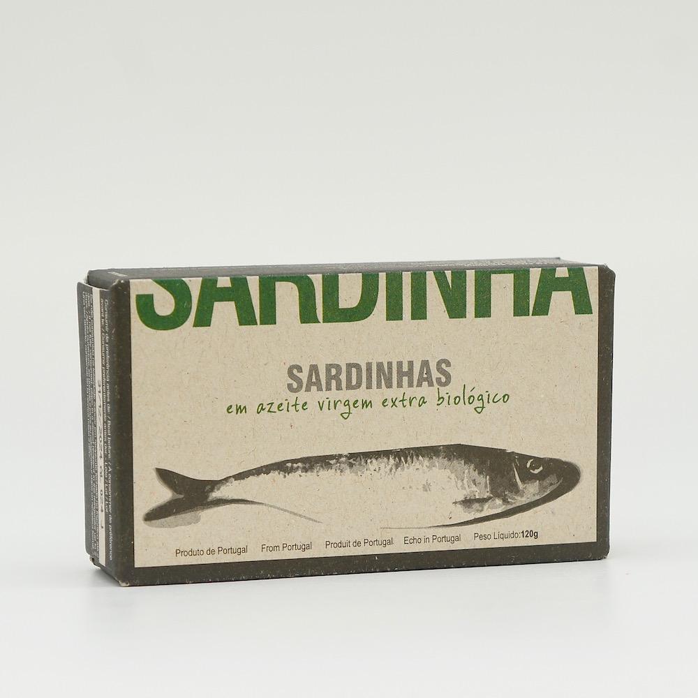 Sardines in organic olive oil