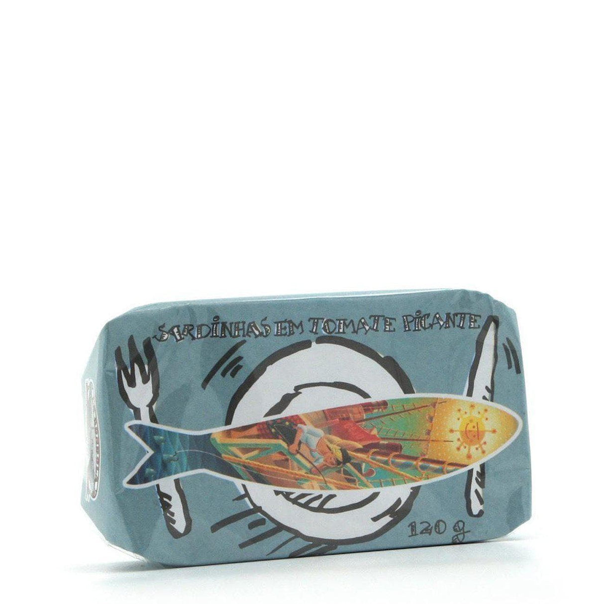 Sardines in olive oil with spicy tomato sauce