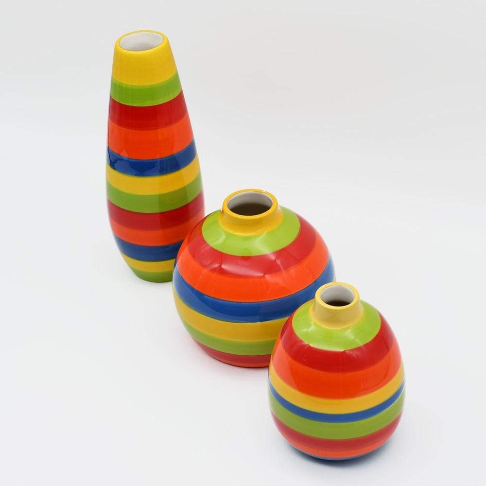 Soliflore long multicolore I Vases en céramique du Portugal Soliflore long - Multicolore