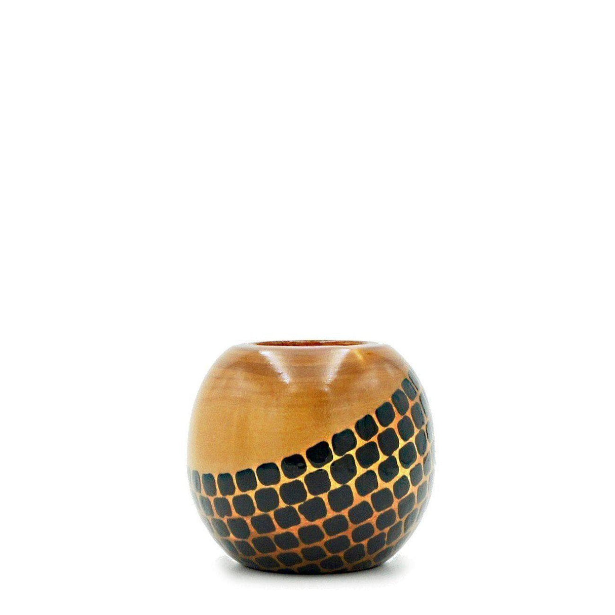 Calçada I Candle Holder - Black