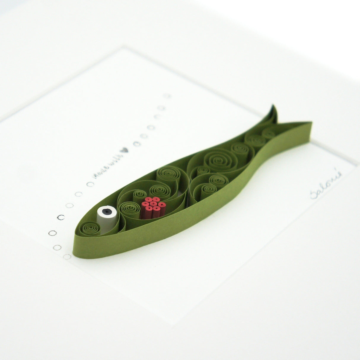 Sardinha I Quilling Painting