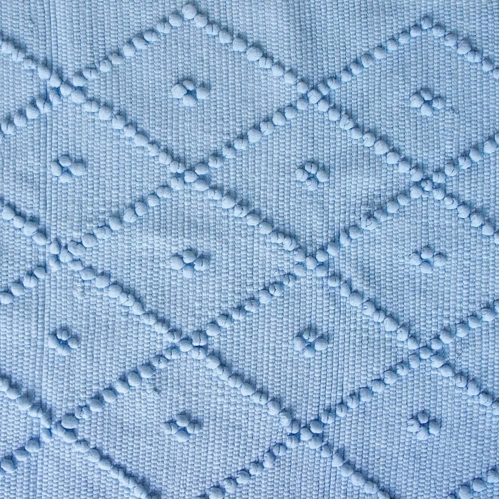 Traditional Portuguese rug 100x50 - Sky blue