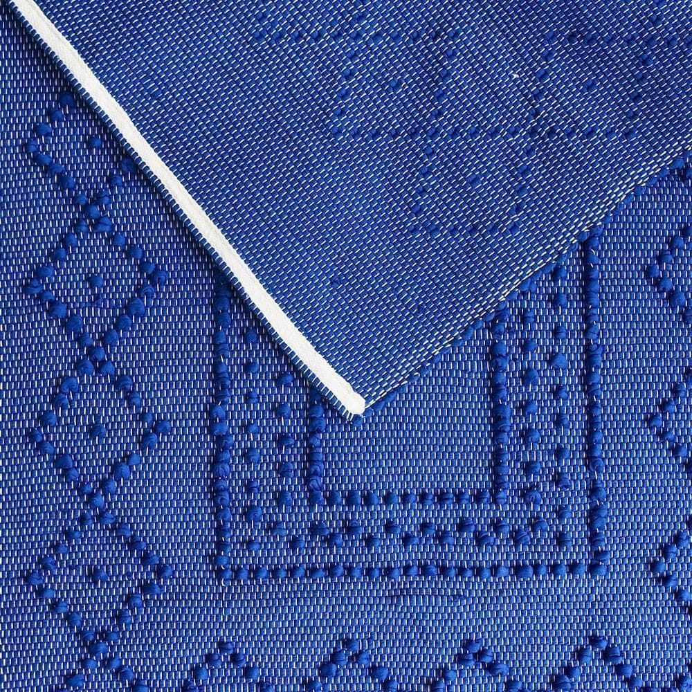 Traditional Portuguese rug 100x50 - Dark blue