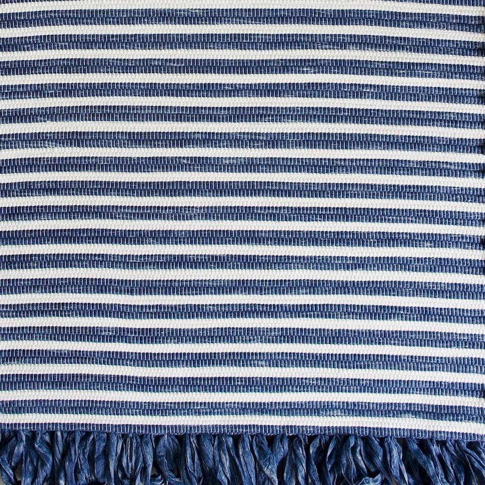 Tapis coton 70x50 Bleu