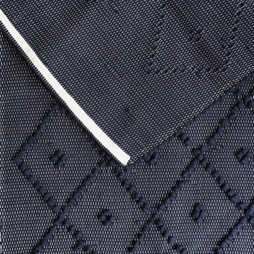 Traditional Portuguese rug 100x50 - Dark blue