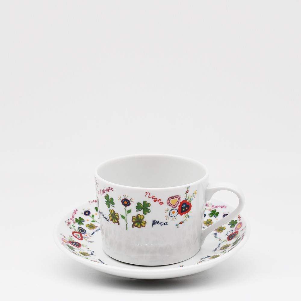 Amizade I Porcelain cup and saucer