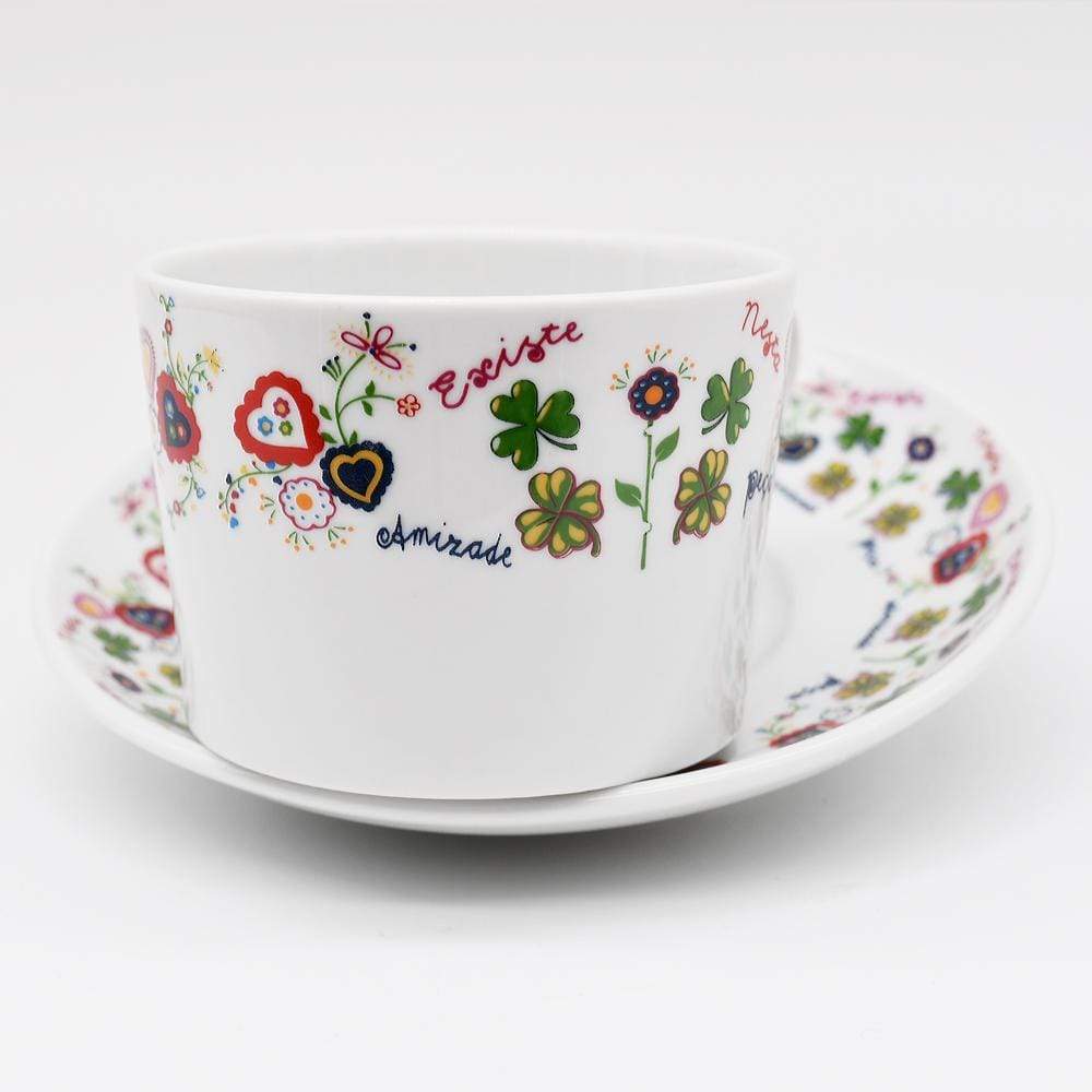 Amizade I Porcelain cup and saucer
