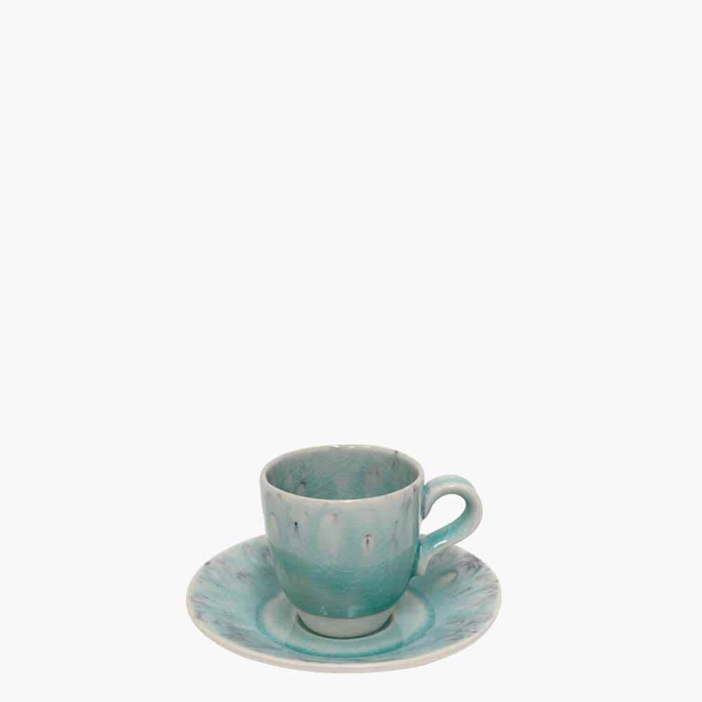 Tasse à café en grès "Madeira" - Verte