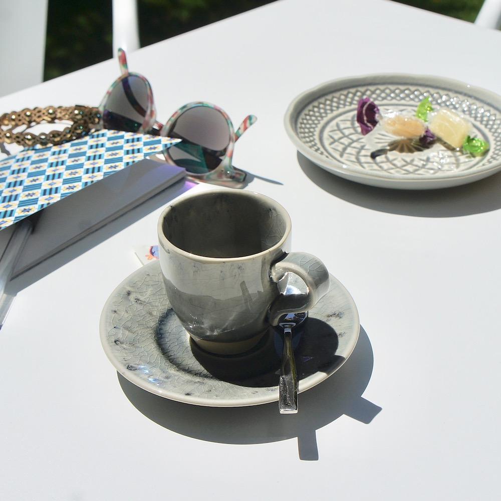 Madeira I Fine Stoneware Tea Cup - Green