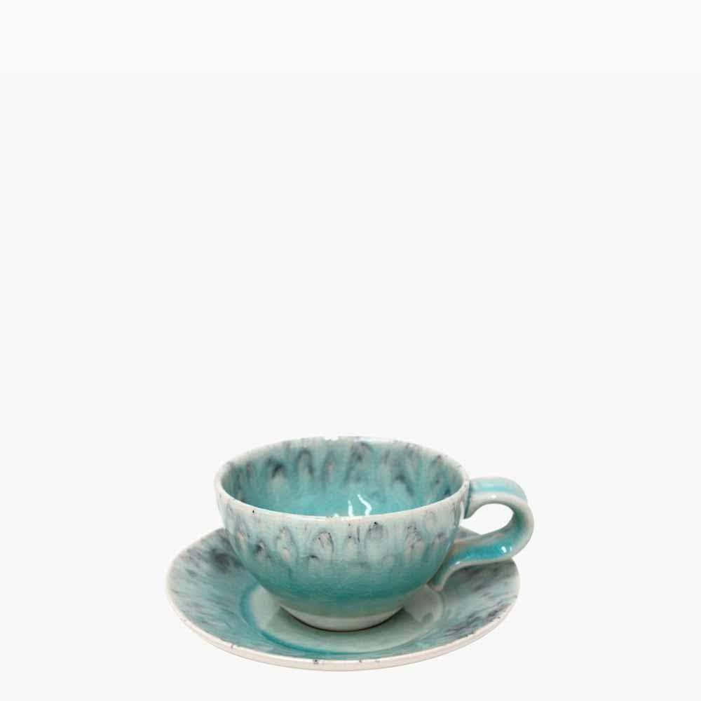 Teetasse aus Steingut "Madeira" - Grün