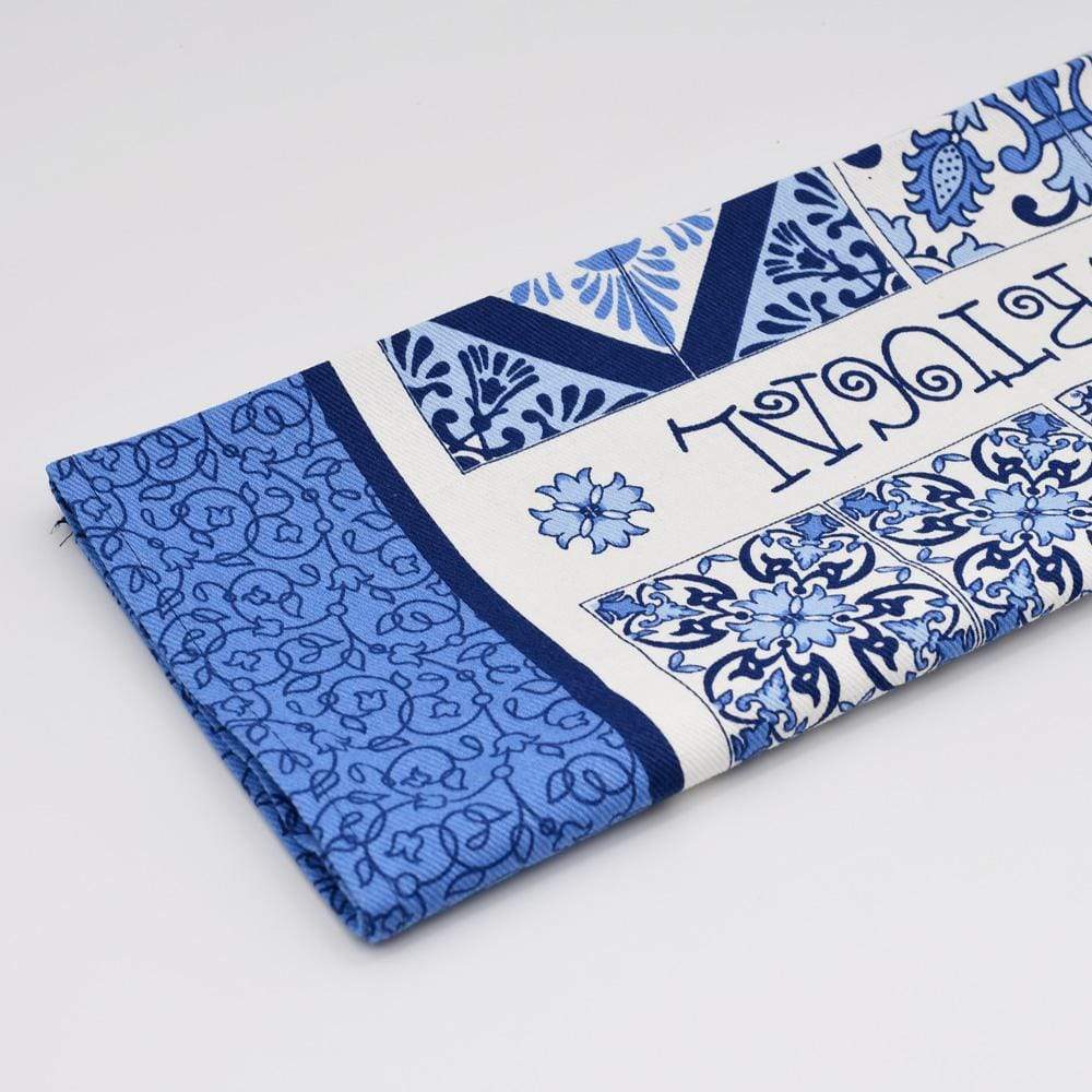 Torchon de cuisine portugais 100% coton avec motifs Azulejos Torchon de cuisine "Azulejos" Motif 1