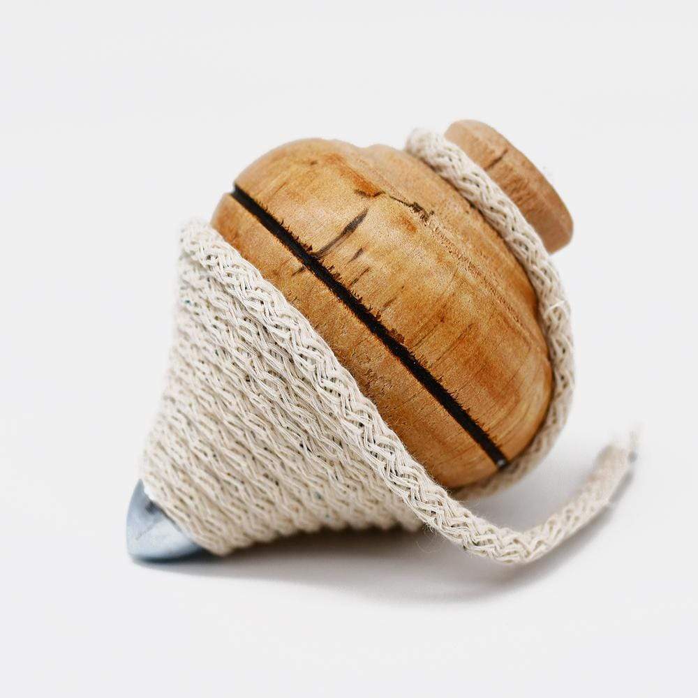 Wooden spinning top