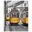 Affiche tramways jaunes de Lisbonne Affiche "Electrico"