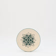 Assiette à entrée/dessert verte et blanche motifs azulejos Assiette en céramique "Brasão" 15cm - Verte