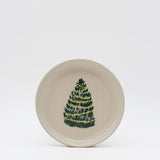 Assiette à entrée ou dessert en grès pour noël Assiettes en grés "Éléments" 16cm - Lot de 4